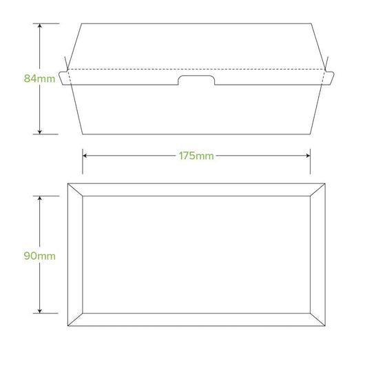 Regular Snack BioBoard Kraft Box - 200pcs/Ctn - TEM IMPORTS™