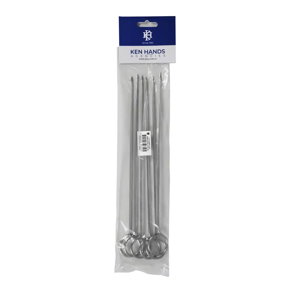 Round Skewer Stainless Steel - 6pcs/Pack - TEM IMPORTS™