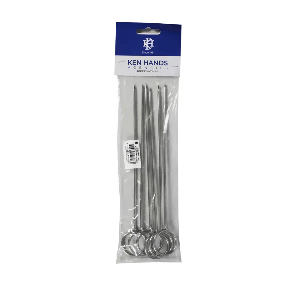 Round Skewer Stainless Steel - 6pcs/Pack - TEM IMPORTS™