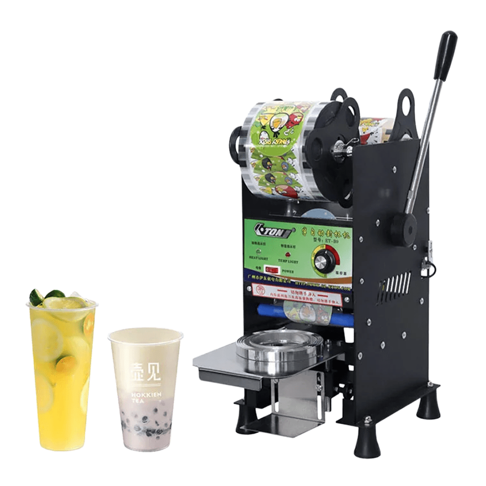 Semi Automatic Cup Sealing Machine - Black - TEM IMPORTS™