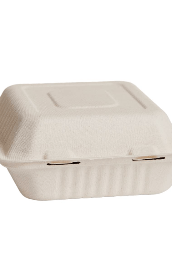Small Natural Sugarcane Dinner Box Food Clam - 200/CTN - TEM IMPORTS™