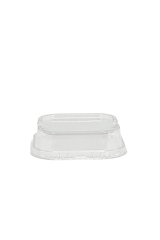 Square Clear PET Lid To Suit 300mL Foil Cake Tin Base - TEM IMPORTS™