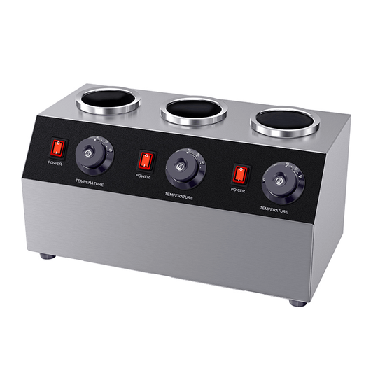 Triple Head Sauce Warmer - TEM IMPORTS™