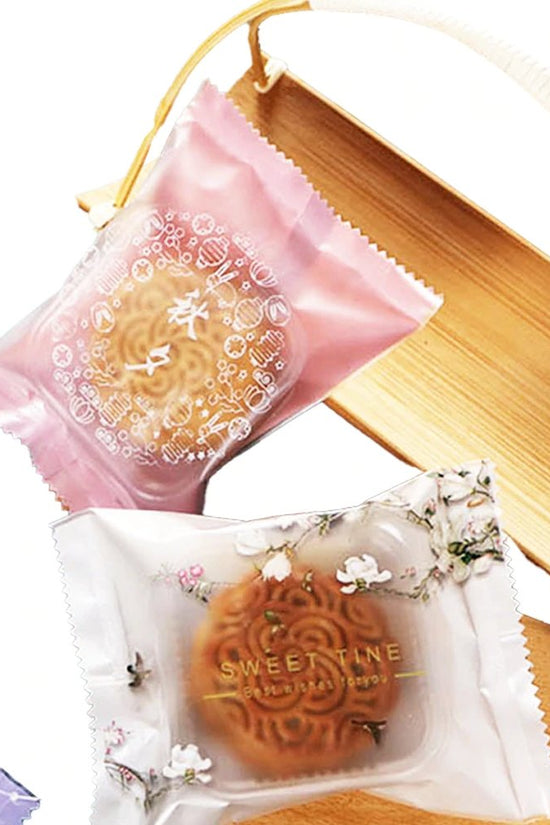 100g Clear Square Moon Cake Tray - Pk100 - TEM IMPORTS™