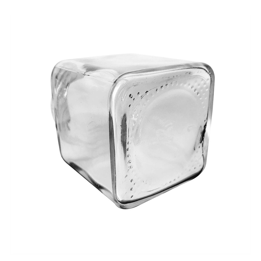 100mL Square Glass Jar With Metal Twist Lid - TEM IMPORTS™