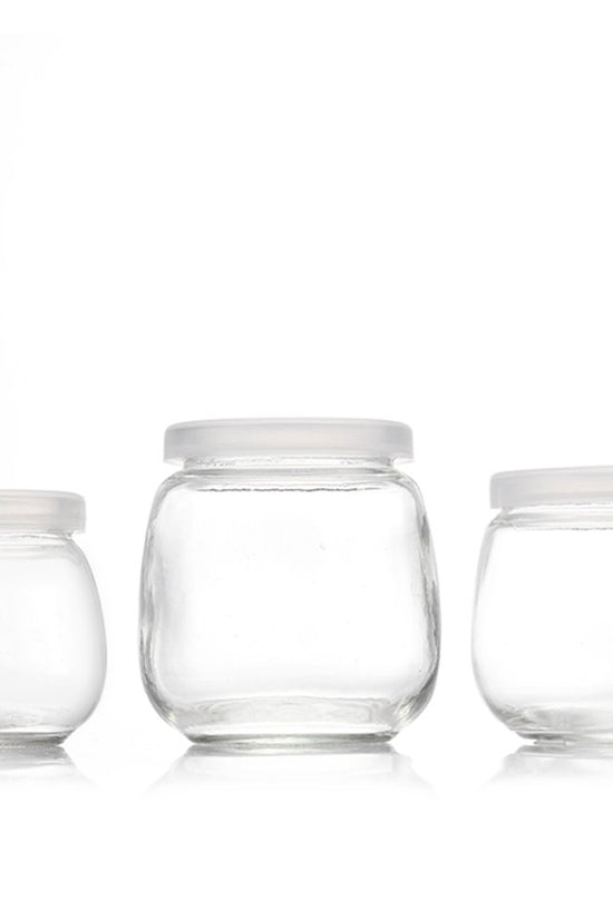 100mL Yogurt Glass Jar With Soft PE Lid - TEM IMPORTS™