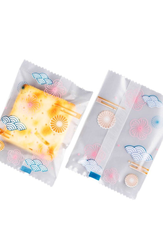 100x70mm Heat Seal Nougat Bags -Pk100-Oriental - TEM IMPORTS™