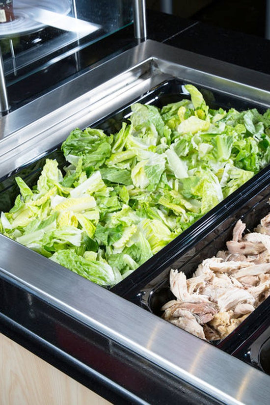 1/1 Size Steam Pan Polycarbonate Black - 7.4L - TEM IMPORTS™