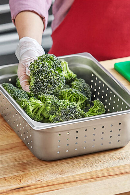 1/2 Size Anti-Jam Gastronorm Perforated Steam Pans - 5.5L - TEM IMPORTS™