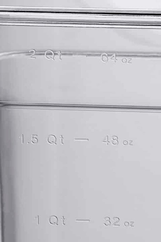 1/2 Size Clear Polycarbonate Food Pan - 3.5L - TEM IMPORTS™