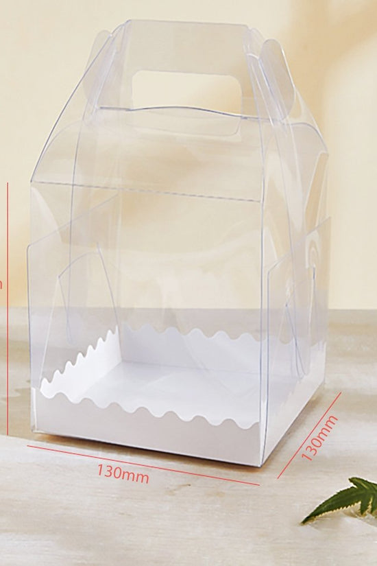 130x130x180 Tall Square Transparent Box With Handle - TEM IMPORTS™