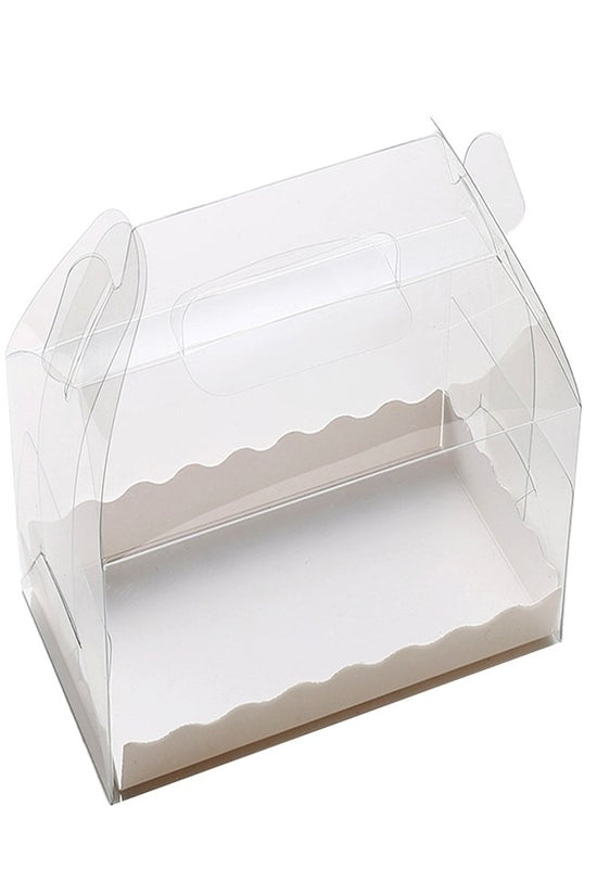 130x80x100 Rectangular Clear Box With Handle - TEM IMPORTS™