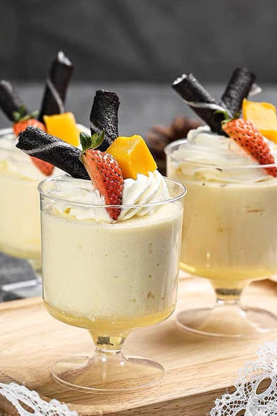 150mL Clear Mini Short Pedestal Dessert Cup - TEM IMPORTS™