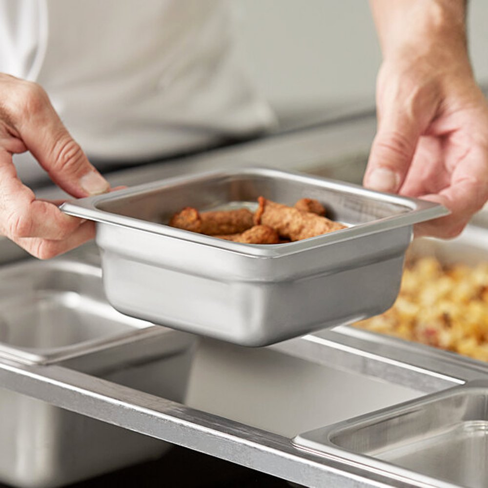 1/6 Size Anti-Jam Gastronorm Steam Pans - 1.0L - TEM IMPORTS™