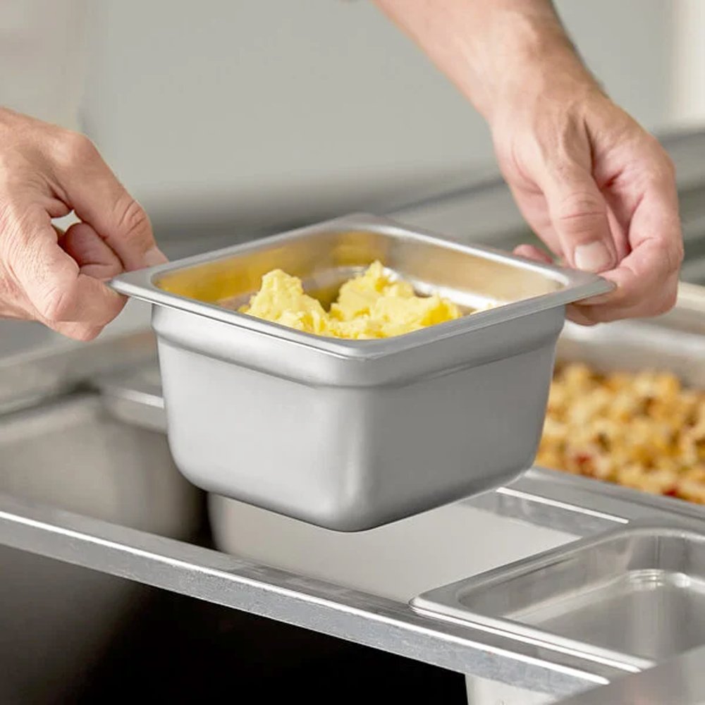 1/6 Size Anti-Jam Gastronorm Steam Pans - 1.5L - TEM IMPORTS™
