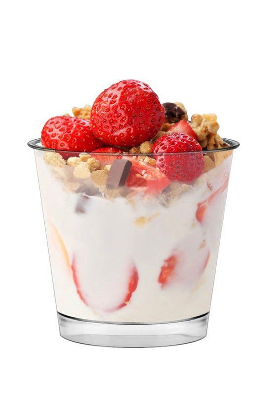 180mL Clear Round Container With Lid - TEM IMPORTS™