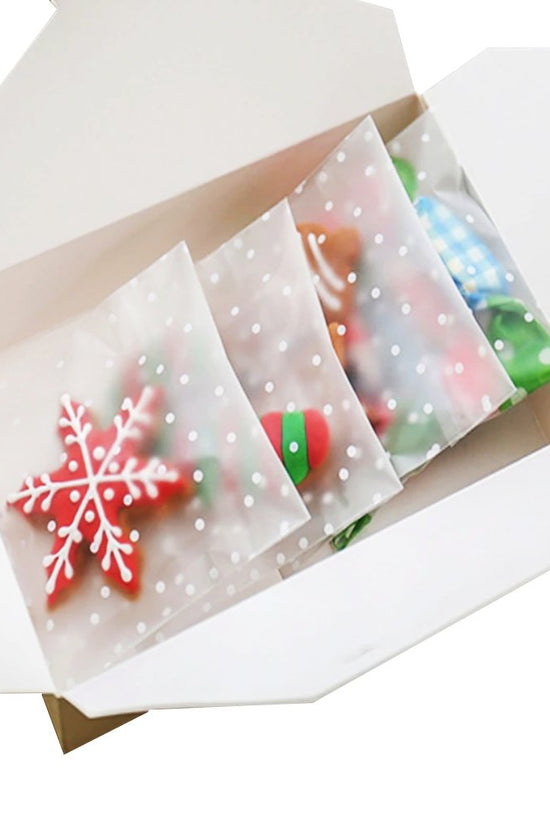 180x120mm Polka Dots Self Adhesive Sealing Bag-Pk100 - TEM IMPORTS™