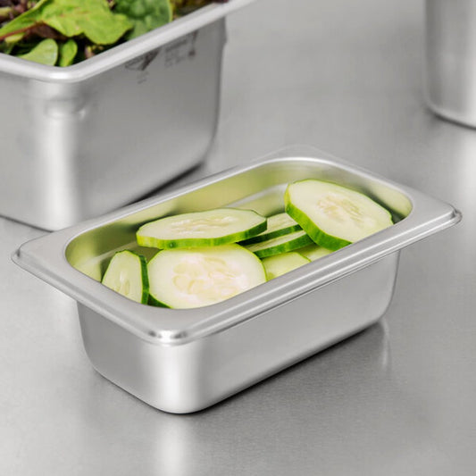 1/9 Size Anti-Jam Gastronorm Steam Pans - 0.5L - TEM IMPORTS™