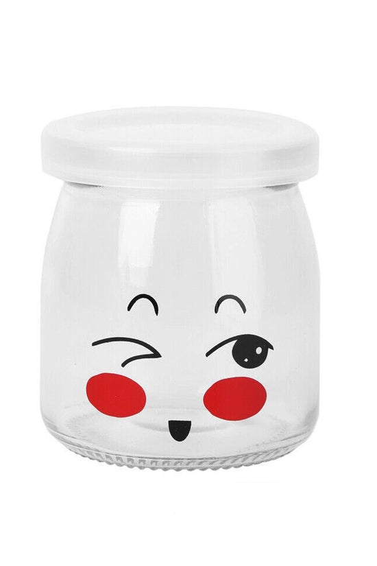 200mL Novelty Pudding Glass Jar With Soft PE Lid - TEM IMPORTS™