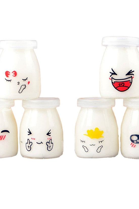 200mL Novelty Pudding Glass Jar With Soft PE Lid - TEM IMPORTS™