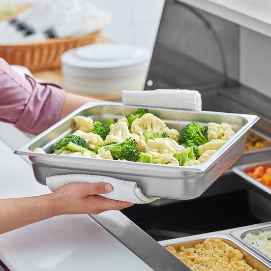 2/3 Size Anti-Jam Gastronorm Steam Pans - 5.25L - TEM IMPORTS™