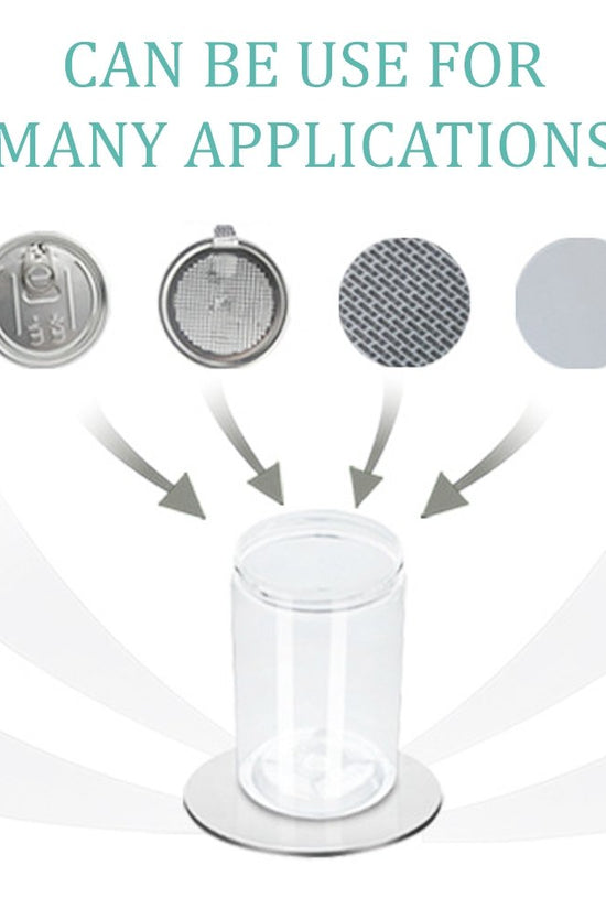 300mL/89mm Neck Straight Sided Plastic Jar With Plastic Lid - TEM IMPORTS™