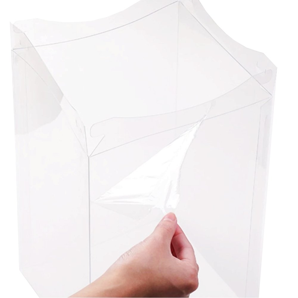 31x31x45 Transparent Square Box With Clear Lid - TEM IMPORTS™