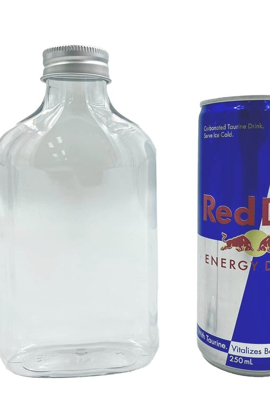 350mL Flask PET Bottle with Aluminium Cap - TEM IMPORTS™