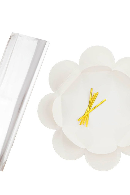 360mm Tall Cellophane Wrap Kit With White Paper Base - TEM IMPORTS™