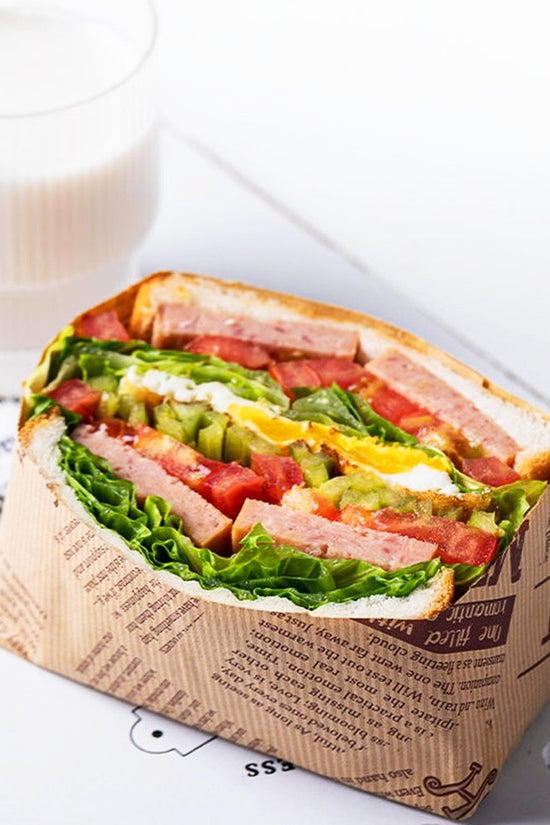 38x28 Food Wrapping Paper - Old newspaper - Pk100 - TEM IMPORTS™