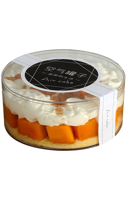 450mL Clear Round Container With Hard Lid - TEM IMPORTS™