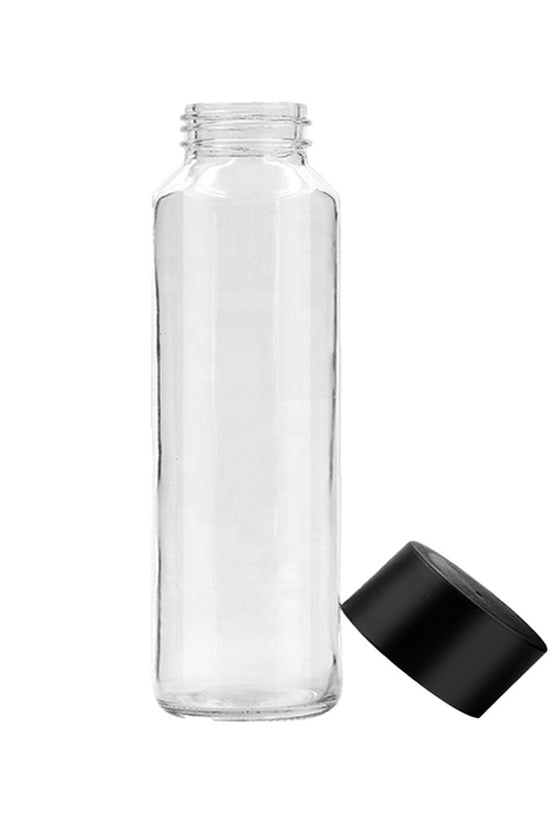 500mL Round Glass Bottles With Black Cap - TEM IMPORTS™