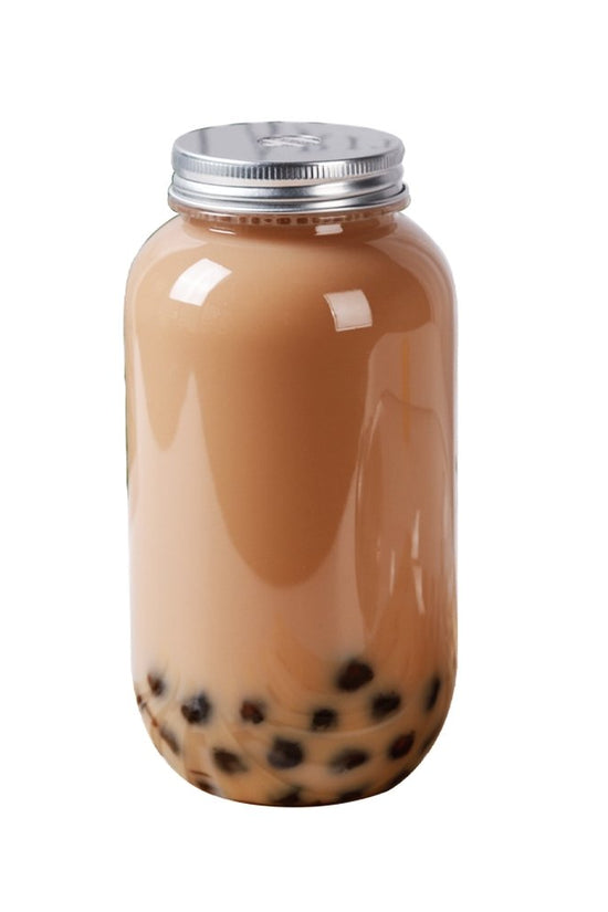 500mL Short Round Bottles With Metal Cap - TEM IMPORTS™