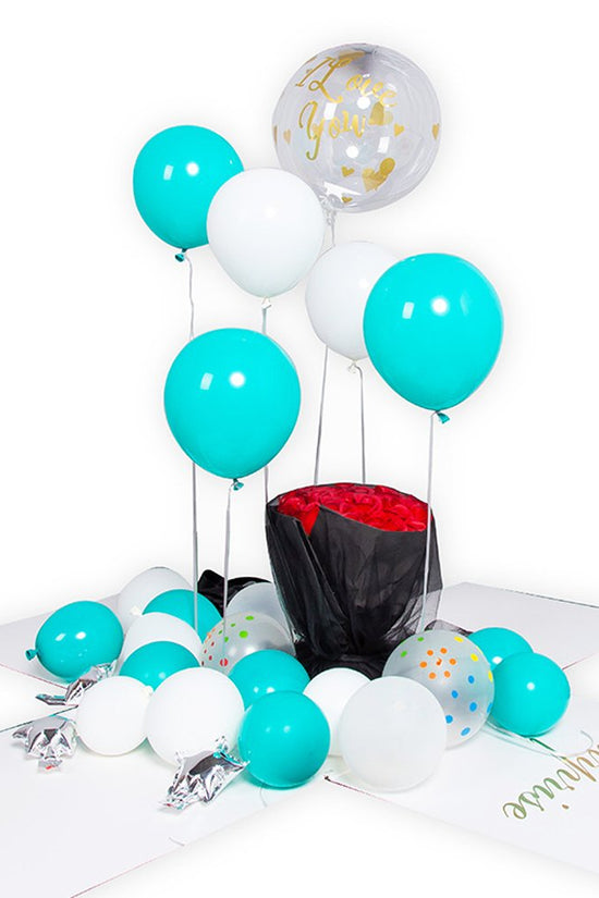 50x50x50 Big Surprise Box With Ribbon - TEM IMPORTS™