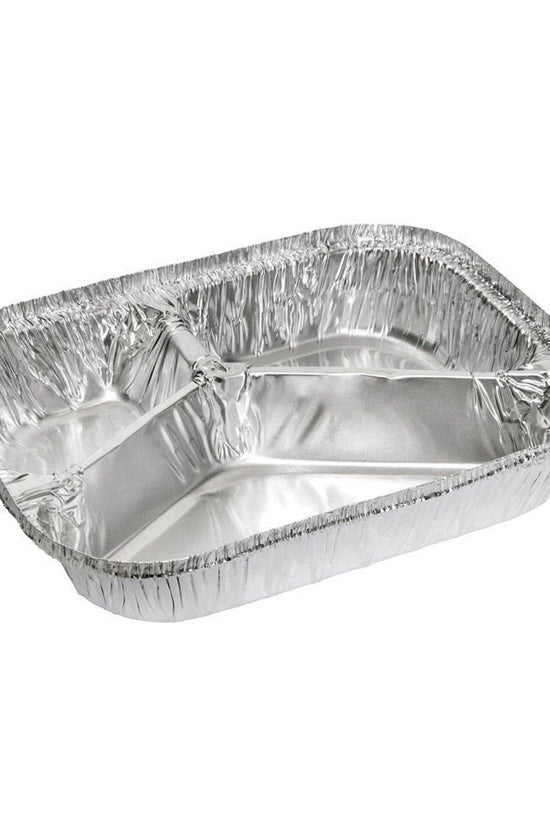 600mL 3 Compartment Meal Foil Tray - TEM IMPORTS™