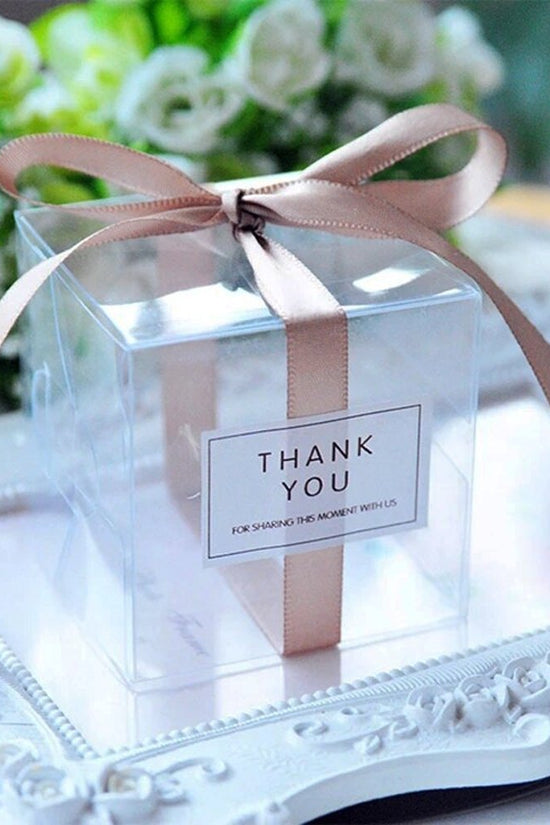 60x60mm Clear PVC Cube Box - TEM IMPORTS™
