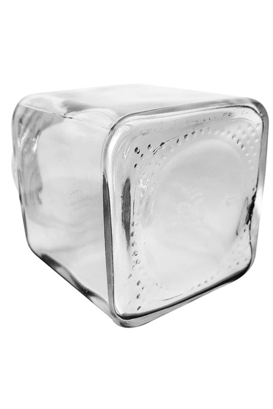 730mL Square Glass Jar With Metal Twist Lid - TEM IMPORTS™