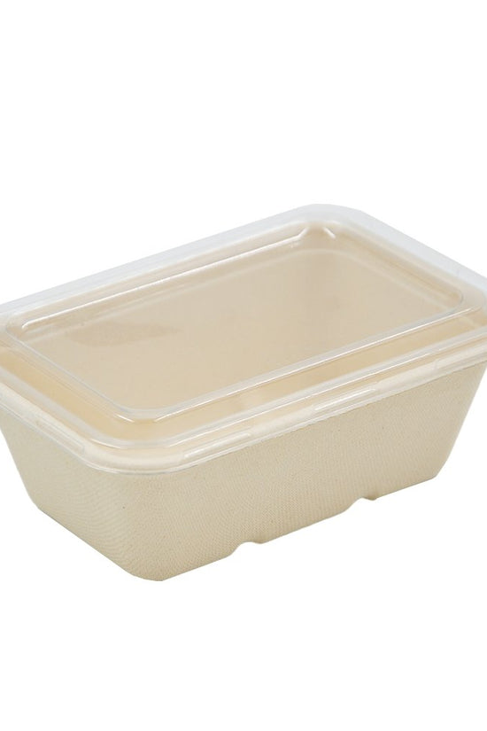 750mL Natural Sugarcane Rectangular Container - TEM IMPORTS™