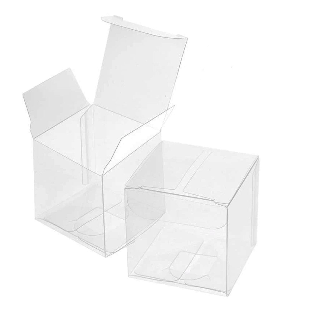 80x80mm Clear PVC Cube Box - TEM IMPORTS™