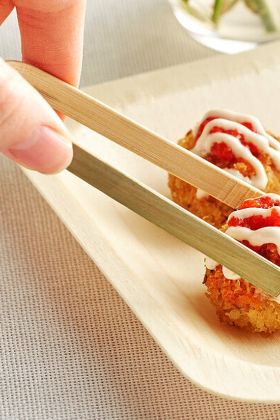 90mm Bamboo Tongs - Pack 50 - TEM IMPORTS™