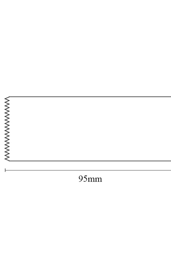 95x40mm Heat Seal Nougat Bags -Pk100-Flower Pattern - TEM IMPORTS™
