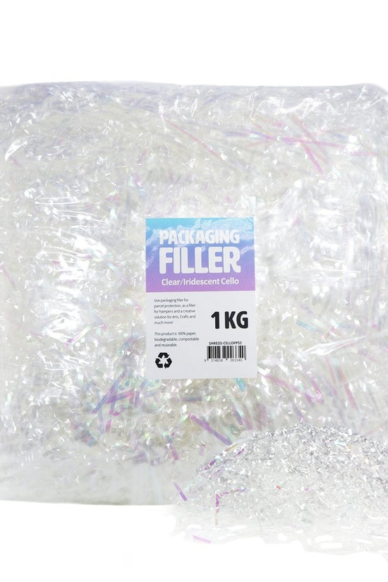 Clear & Iridescent Pearl Shreds Fillers - 1Kg