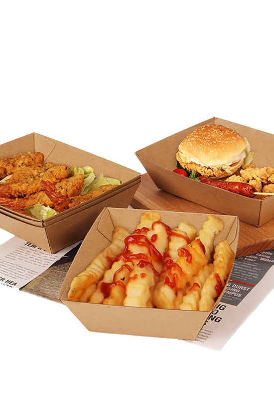 corrugate tray, perfect for takeaway food 