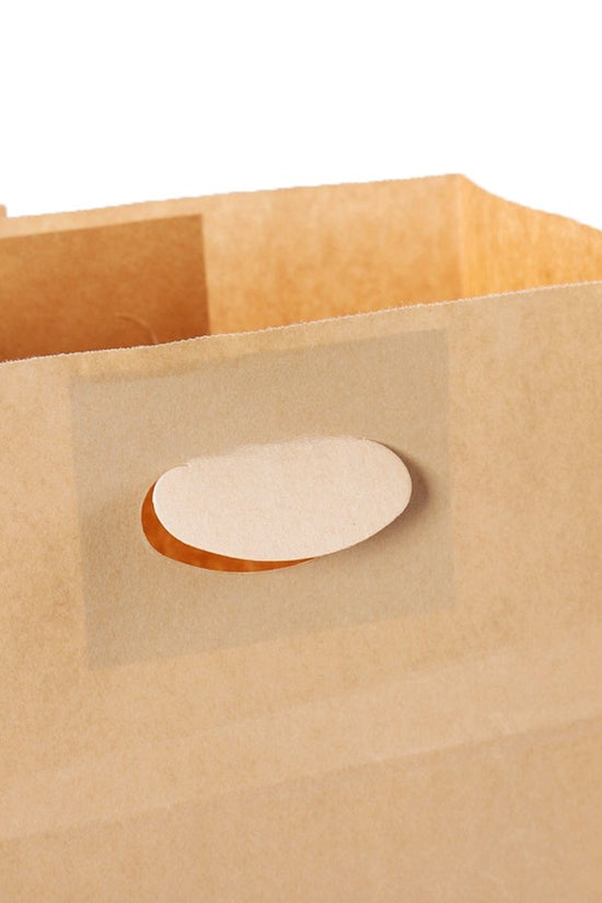 Retail Takeaway Brown Kraft Die-Cut Handle Paper Bag - TEM IMPORTS™