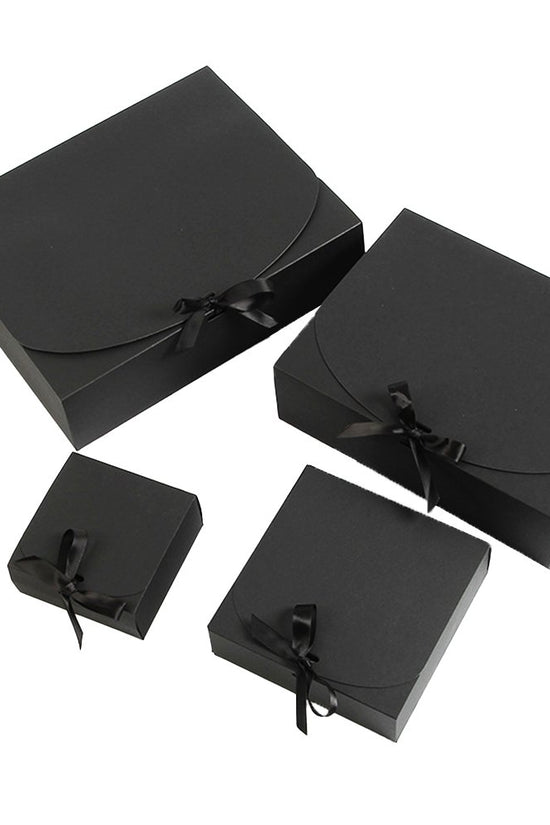 Extra Small Sleek Paper Box With Ribbon - TEM IMPORTS™