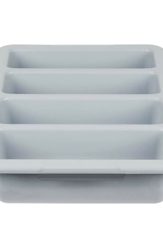KH Classik Chef Cutlery Box 4 Compartment - Grey - TEM IMPORTS™