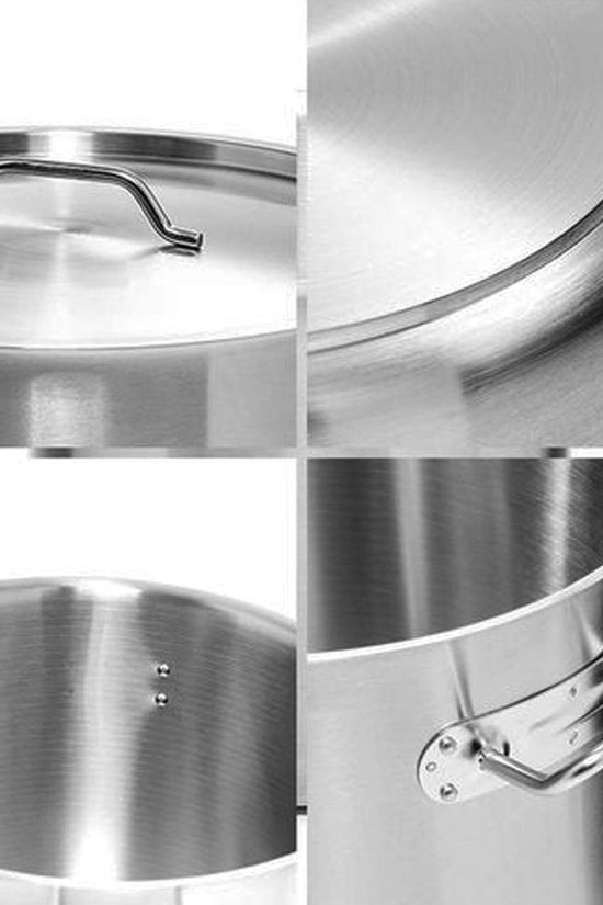 KH Classik Chef Stainless Steel Stockpot & With Lid - 40L - TEM IMPORTS™