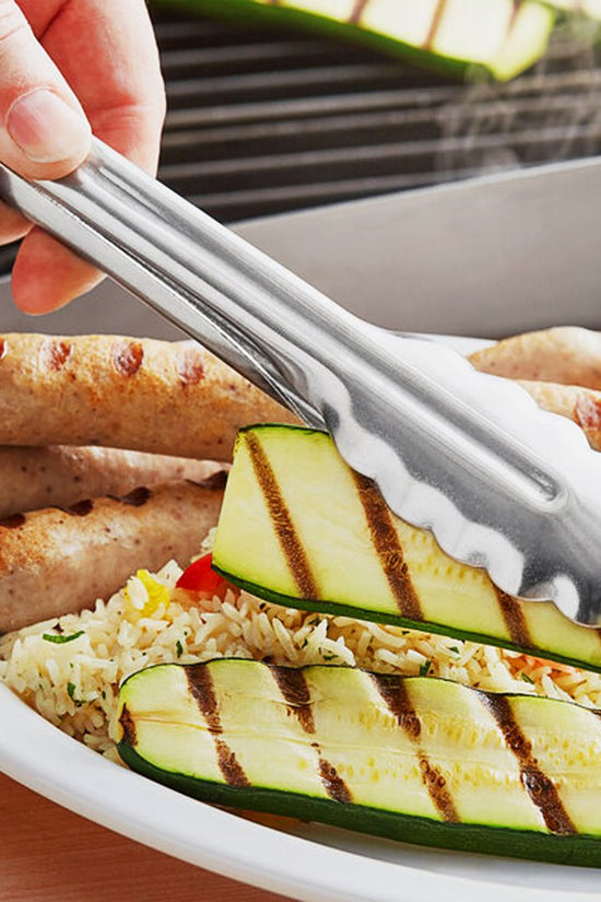 KH Classik Chef Tongs With Clip Stainless Steel - 23cm - TEM IMPORTS™