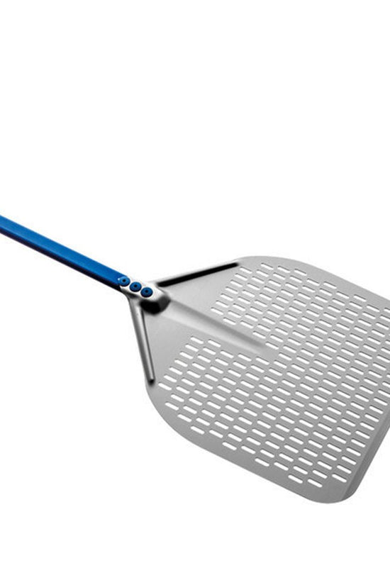 KH Square Pizza Peel Perforated W/ Metal Handle - 33cm Head - TEM IMPORTS™