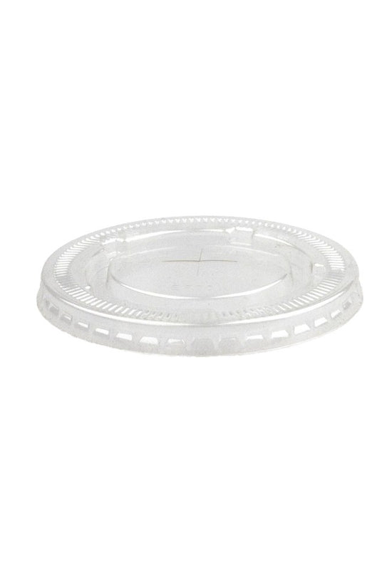 Large (90mm) Clear PET Flat Cold Paper BioCup Lid - 1000/ctn - TEM IMPORTS™